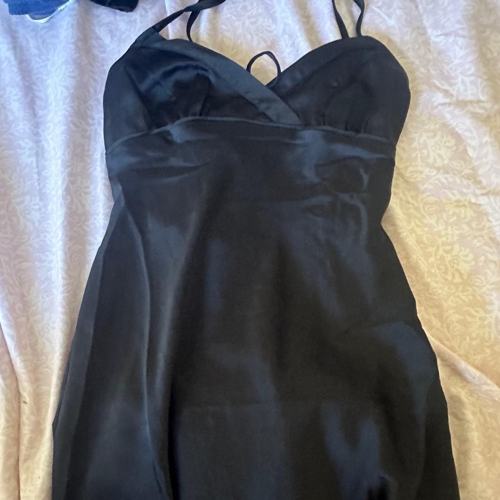 Kimchi Blue Elegant Black Midi Dress